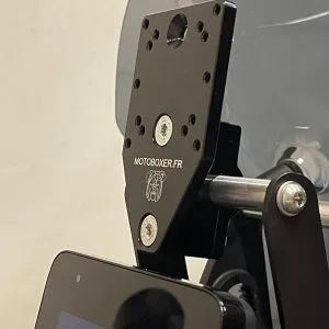 GPS mounting bracket with offset for bar  ∅12,  22 & 28 mm