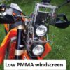 low PMMA windscreen