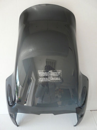 dark smoked touring windshield bmw r1100 gs