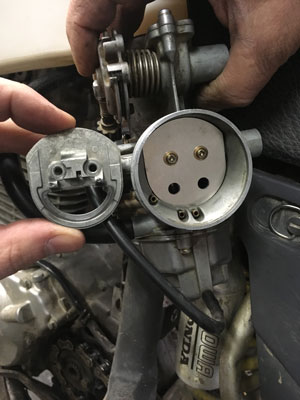 choke valve carburetor for honda 400 & 600 XR