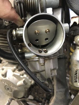 choke valve carburetor for honda 400 & 600 XR