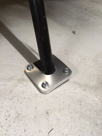side stand foot extension for yamaha 660 XTR & XTX