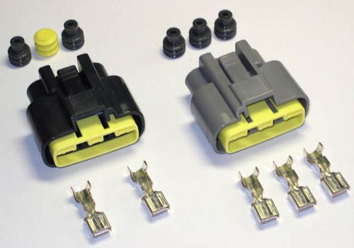 pair of female connectors for MOSFET regulator