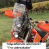 polycarbonate windscreen