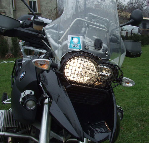 headlight protection for BMW R1200 GS