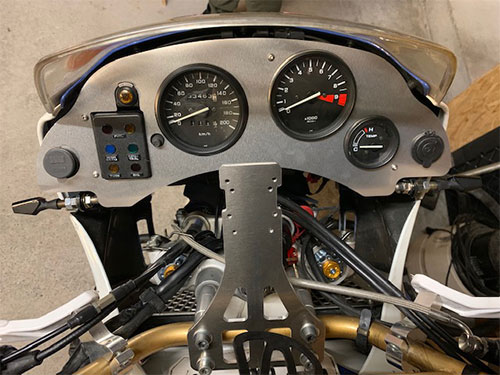 aluminium cockpit dashboard for honda africa twin 650 RD03