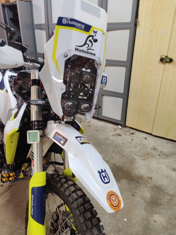 Tête de fourche KTM 690 4 feux LED