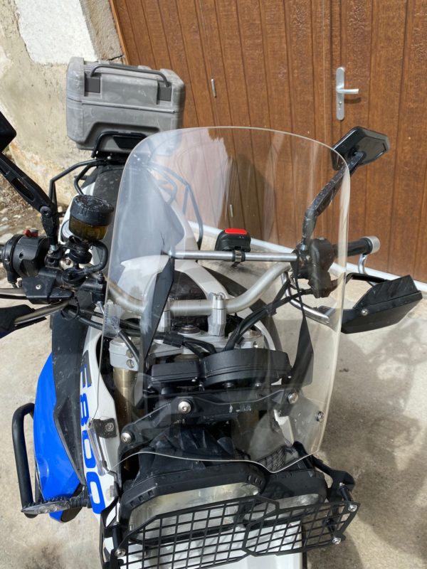 transparent touring windshield for bmw F800 GS, F700 GS & F650 GS