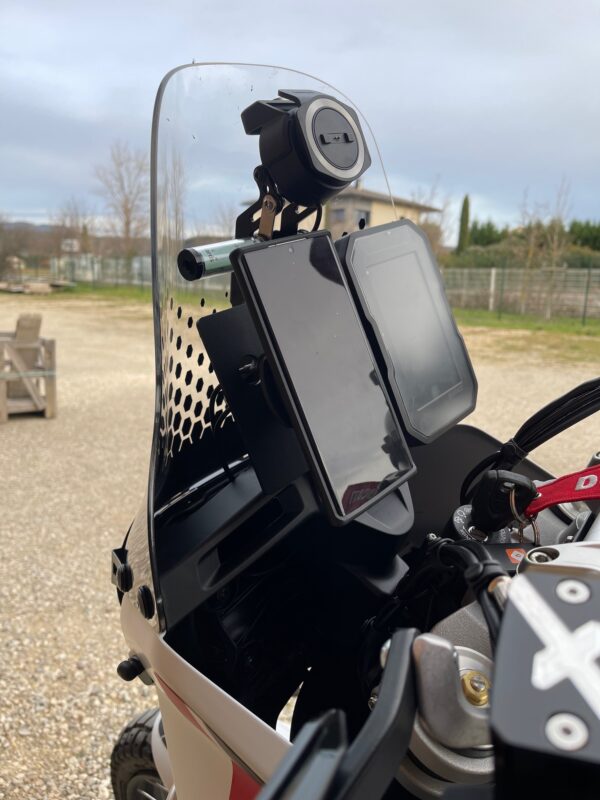 Base for OEM display + GPS - Ducati Desert X